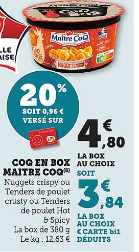 COQ EN BOX MAÎTRE COQ