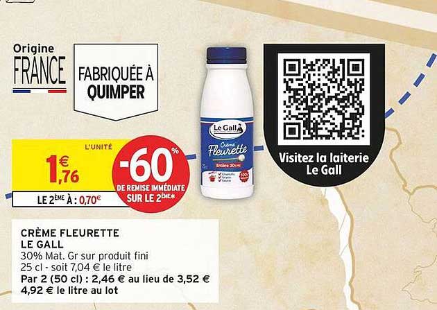 Crème Fleurette Le Gall