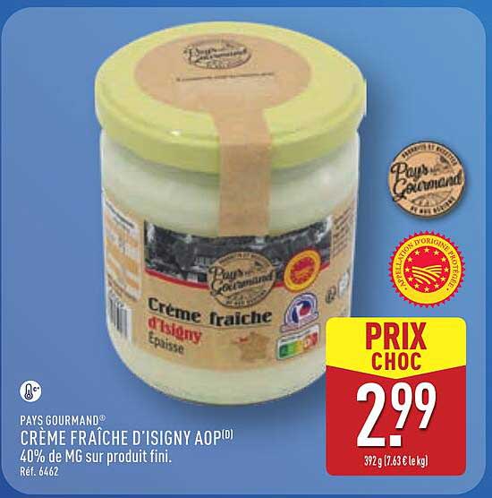 CRÈME FRAÎCHE D'ISIGNY AOP®