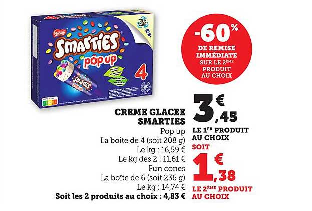 CREME GLACEE SMARTIES