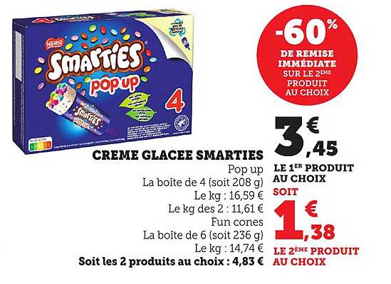 CREME GLACEE SMARTIES