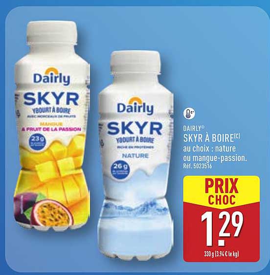 DAIRLY SKYR À BOIRE