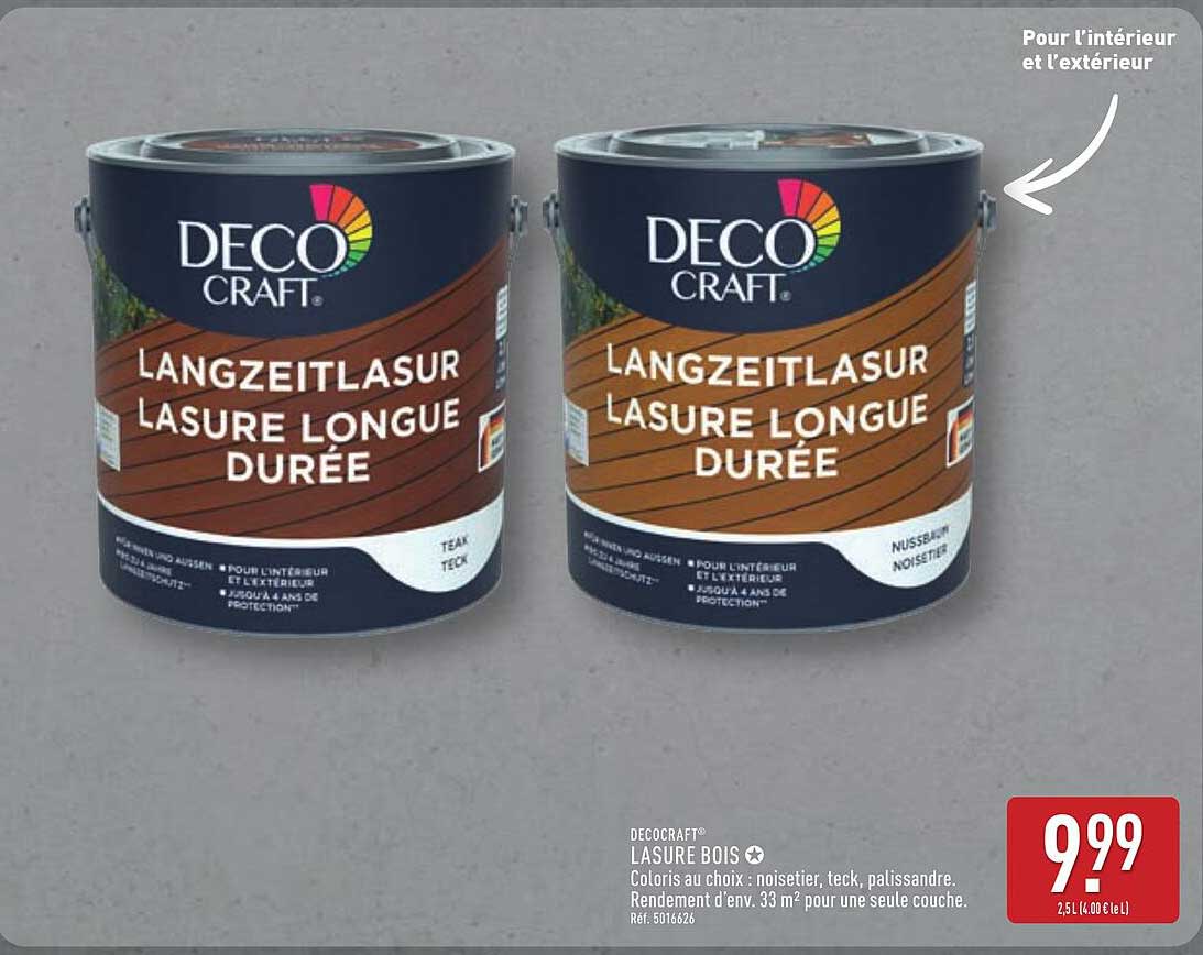 DECOCRAFT LASURE LONGUE DURÉE