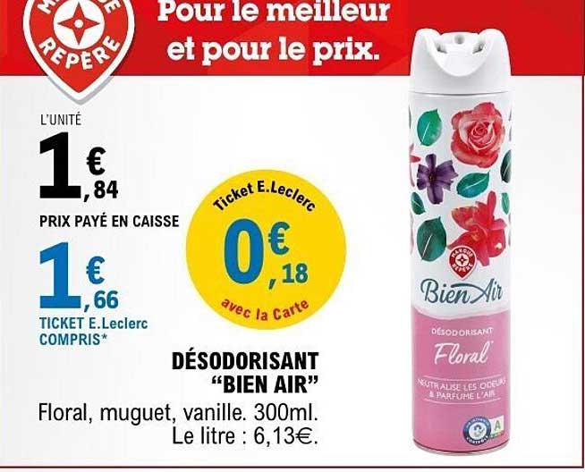 DÉSODORISANT "BIEN AIR"