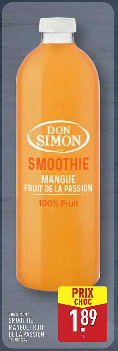 DON SIMON SMOOTHIE MANGUE FRUIT DE LA PASSION 100% Fruit
