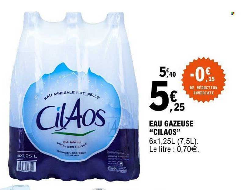EAU GAZEUSE "CILAOS"