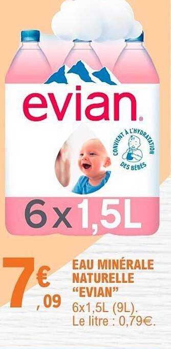 EAU MINÉRALE NATURELLE “EVIAN”