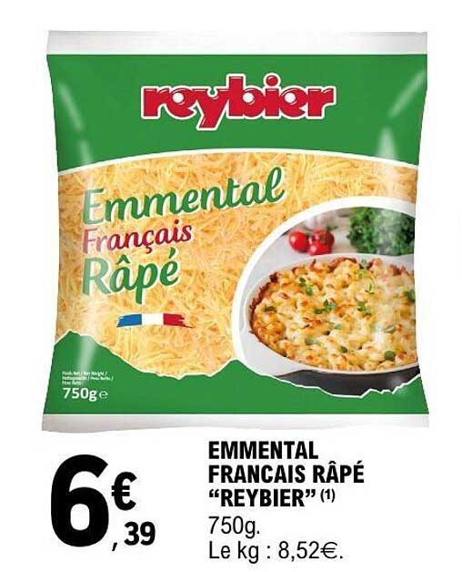 EMMENTAL FRANCAIS RÂPÉ “REYBIER”