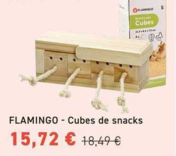FLAMINGO - Cubes de snacks
