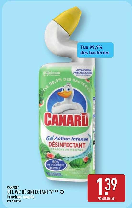 GEL WC DÉSINFECTANT Fraîcheur menthe