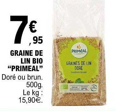 GRAINE DE LIN BIO "PRIMEAL"