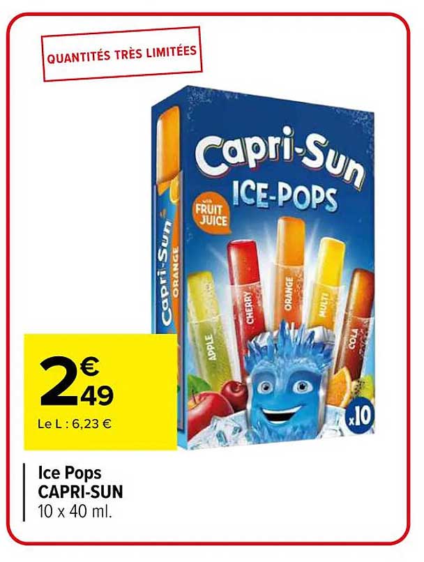 Ice Pops CAPRI-SUN 10 x 40 ml