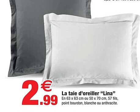 La taie d’oreiller “Lina”
