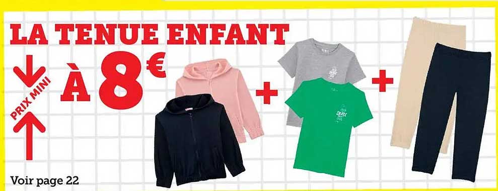 LA TENUE ENFANT À 8€
