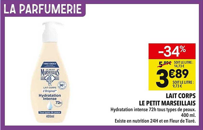 LAIT CORPS LE PETIT MARSEILLAIS