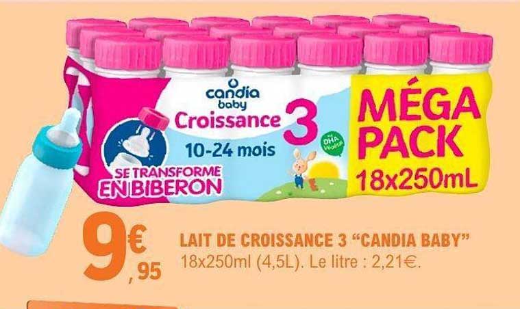 LAIT DE CROISSANCE 3 "CANDIA BABY"