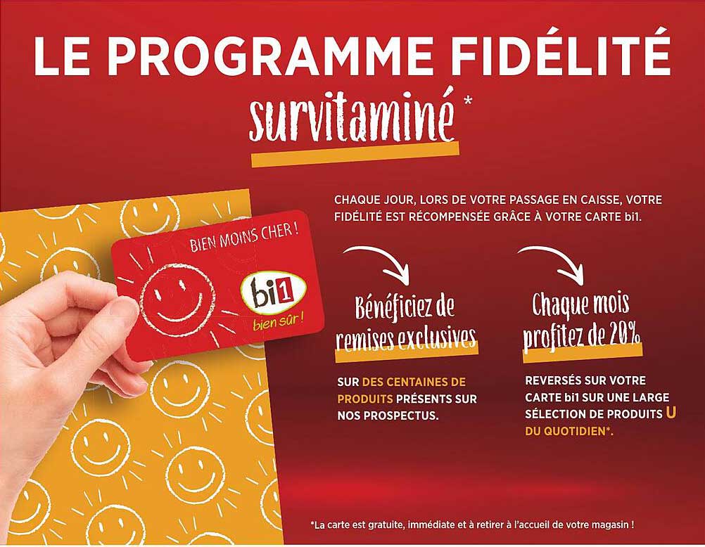 LE PROGRAMME FIDÉLITÉ SURVITAMINÉ*