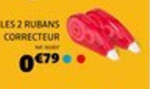 LES 2 RUBANS CORRECTEUR