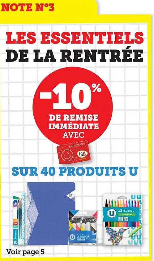 LES ESSENTIELS DE LA RENTRÉE