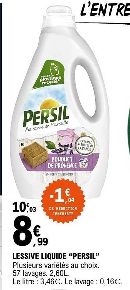 LESSIVE LIQUIDE "PERSIL"
