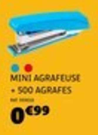 MINI AGRAFEUSE + 500 AGRAFES