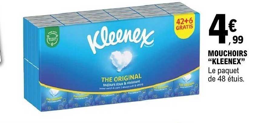 MOUCHOIRS "KLEENEX"