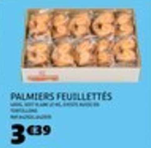 PALMIERS FEUILLETÉS