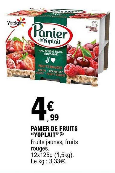 PANIER DE FRUITS “YOPLAIT”