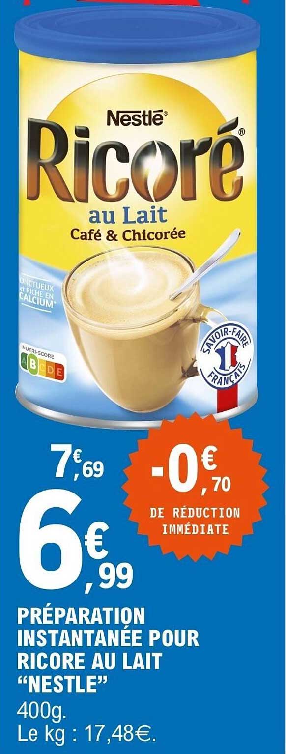 PRÉPARATION INSTANTANÉE POUR RICORÉ AU LAIT "NESTLÉ"