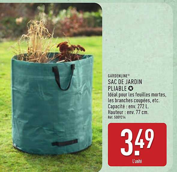 SAC DE JARDIN PLIABLE