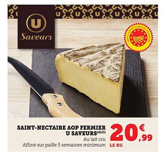SAINT-NECTAIRE AOP FERMIER U SAVEURS