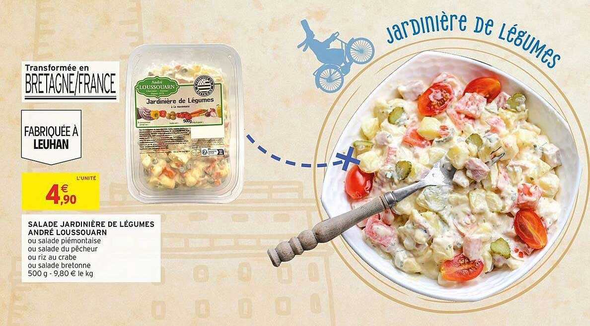 SALADES JARDINIÈRE DE LÉGUMES ANDRÉ LOUSSOUARN