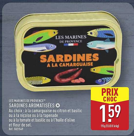 SARDINES AROMATISÉES