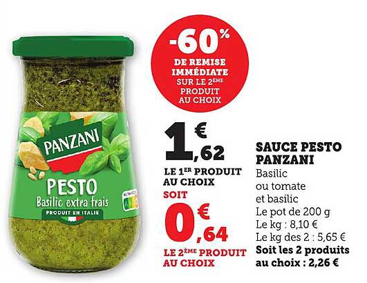 SAUCE PESTO PANZANI