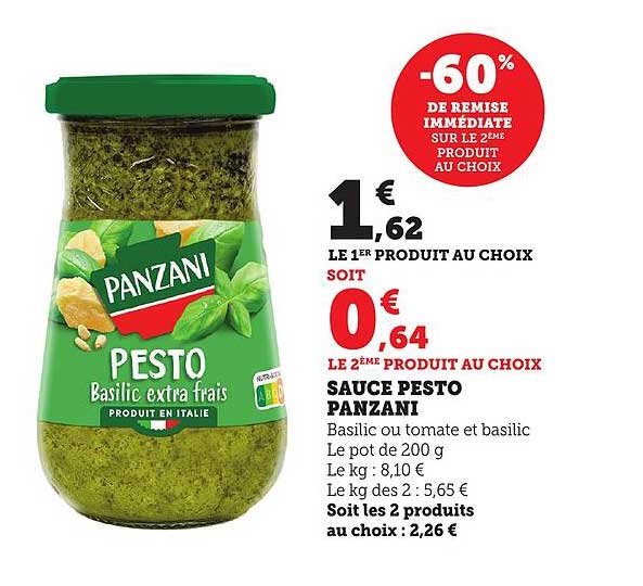 SAUCE PESTO PANZANI