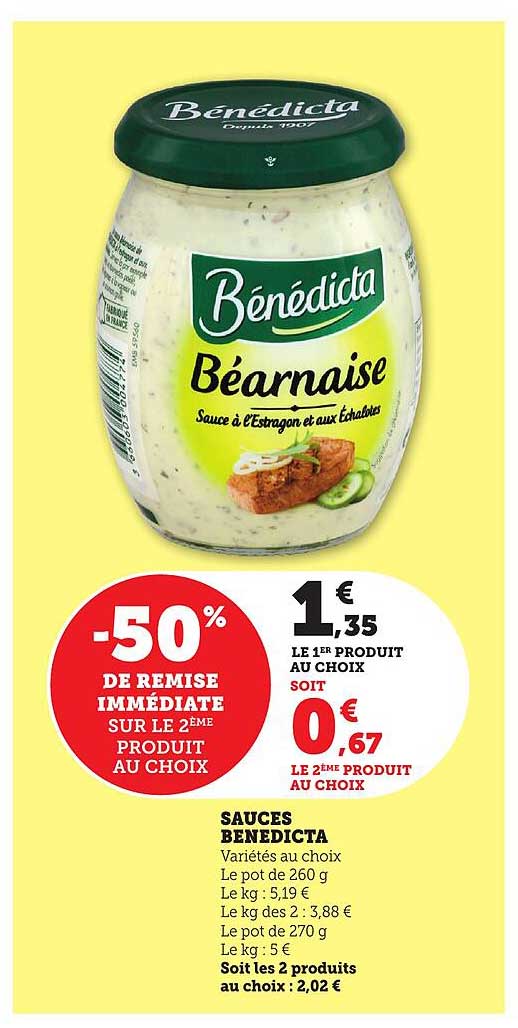 Sauces Bénédicta