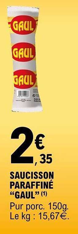 SAUCISSON PARAFFINÉ "GAUL"