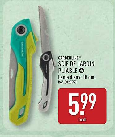 SCIE DE JARDIN PLIABLE