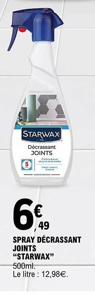 SPRAY DÉCRASSANT JOINTS “STARWAX”
