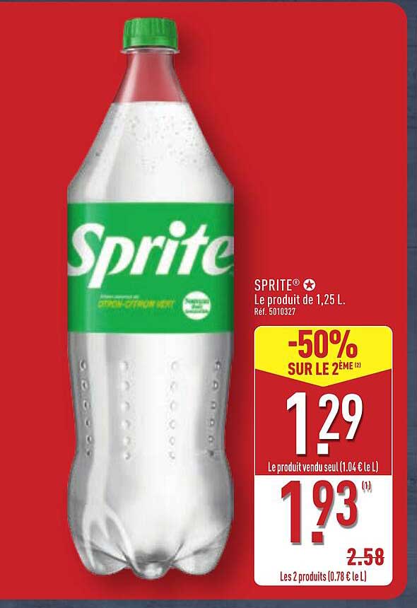 SPRITE® Le produit de 1,25 L.