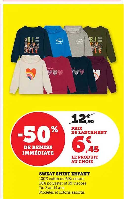 SWEAT SHIRT ENFANT