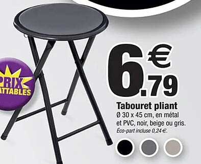 Tabouret pliant
