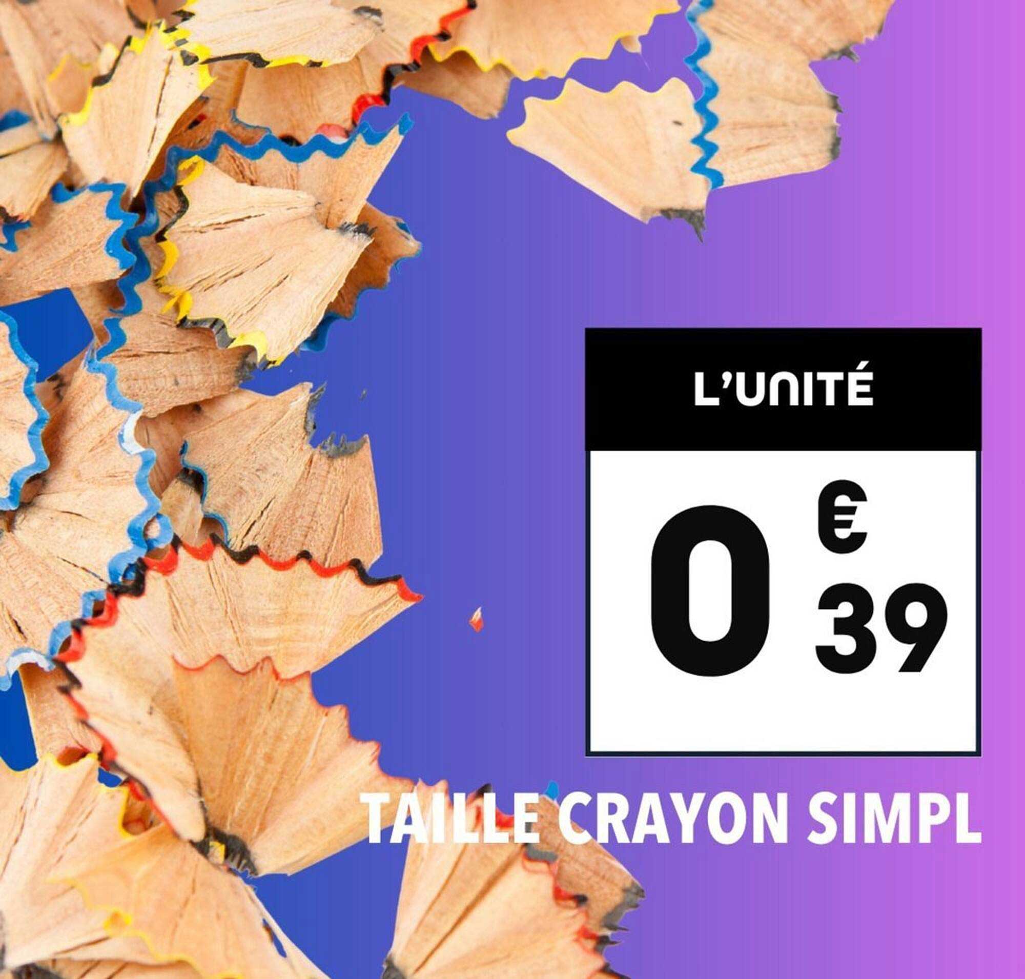Taille crayon simpl