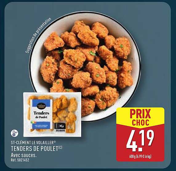 TENDERS DE POULET