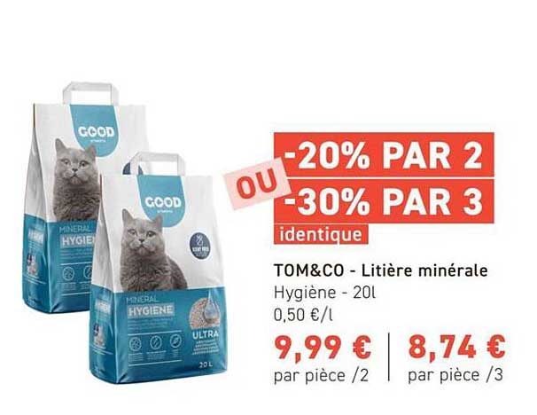 TOM&CO - Litière minérale