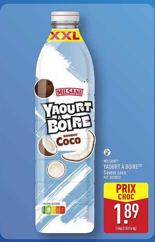 YAOURT À BOIRE Saveur coco