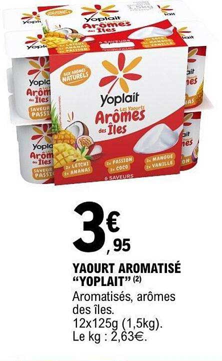 YAOURT AROMATISÉ “YOPLAIT”