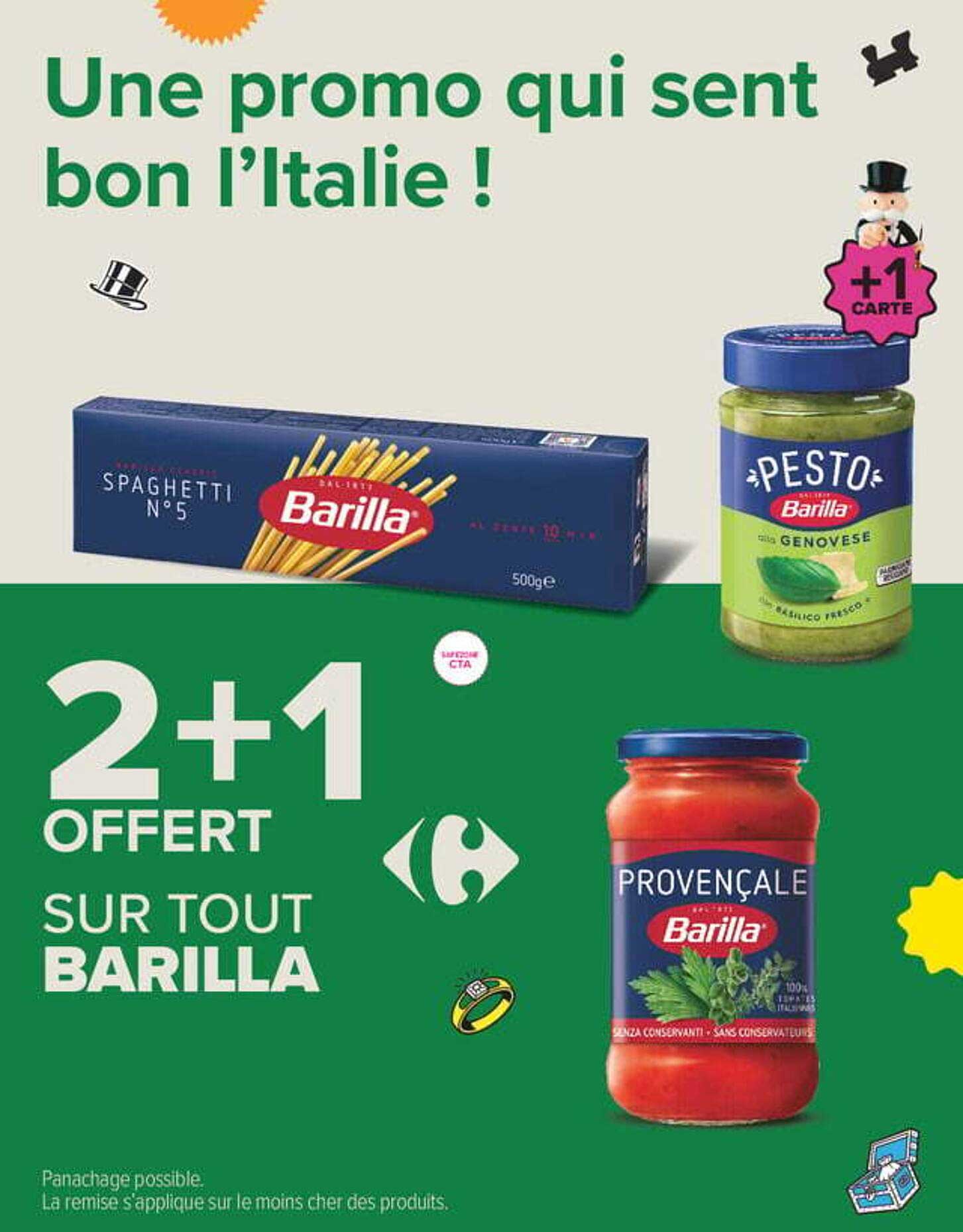 2+1 OFFERT SUR TOUT BARILLA
