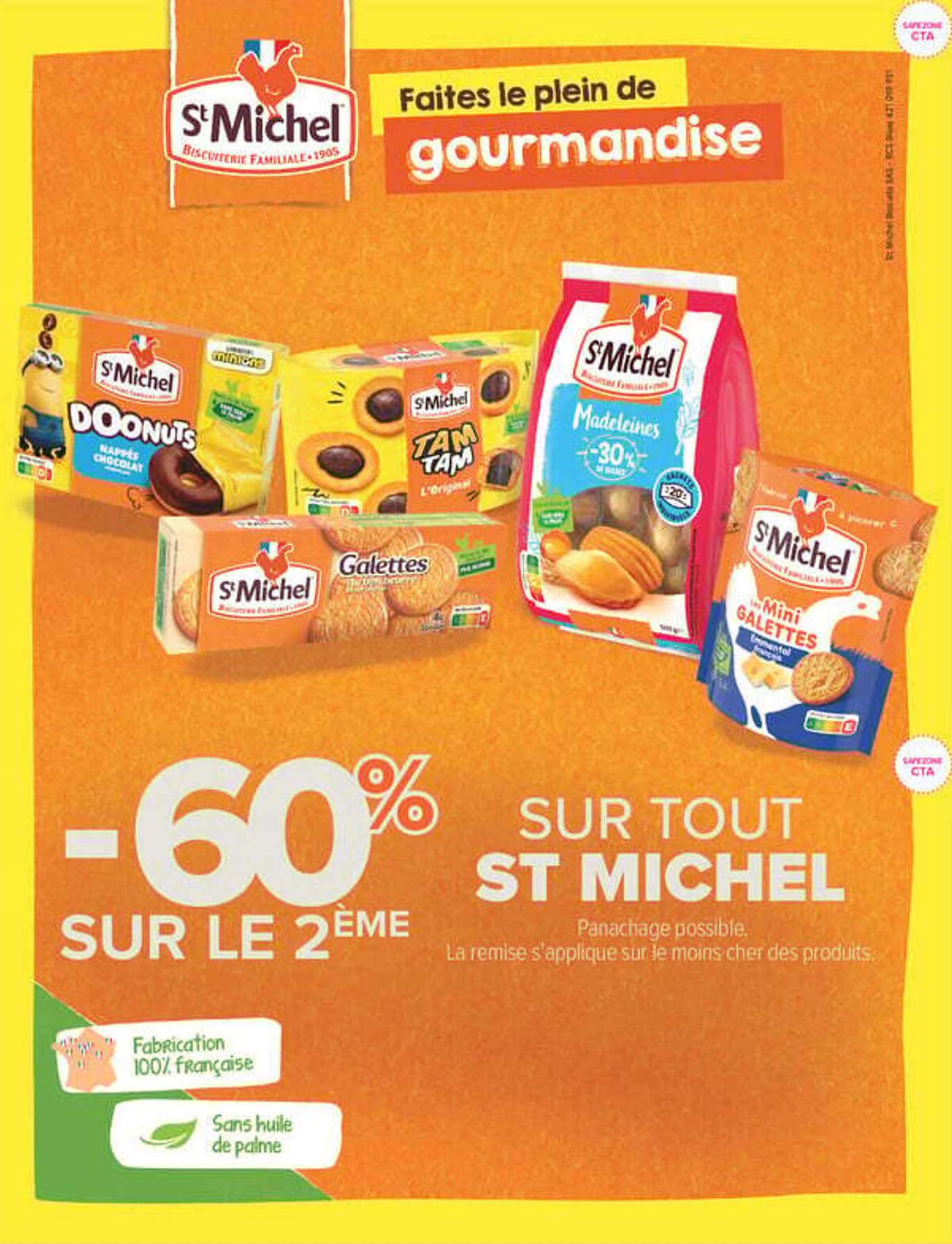 -60% SUR LE 2ÈME SUR TOUT ST MICHEL