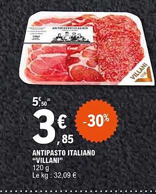ANTIPASTO ITALIANO "VILLANI"